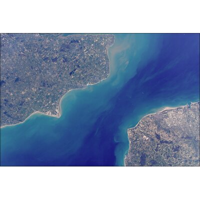History Galore 24X36 Gallery Poster, ISS014E16718 English Channel Dover ...
