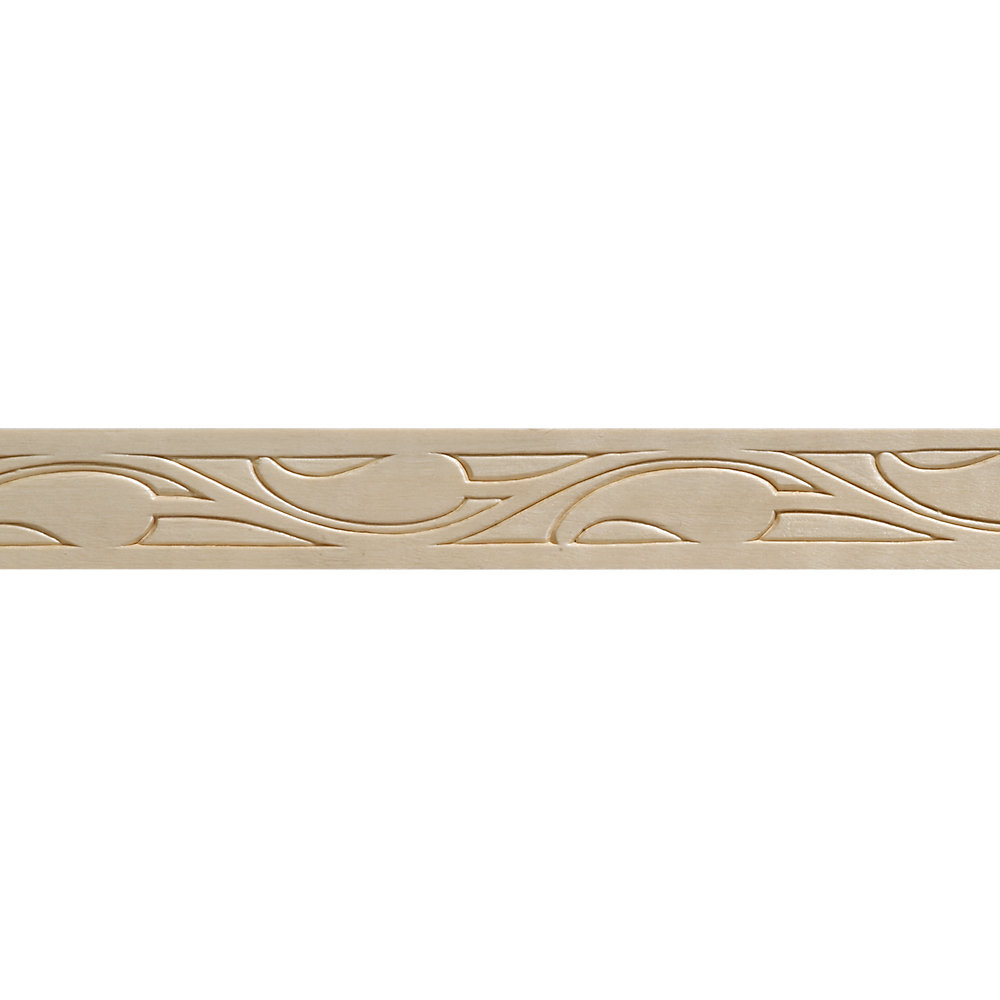 1'' H x 96'' W x 0.22'' D Wood Casing Ornamental Mouldings