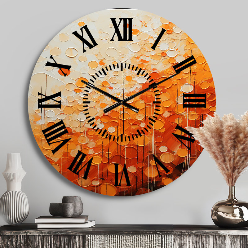 Horloge murale Tangerine Tango IV, Médium