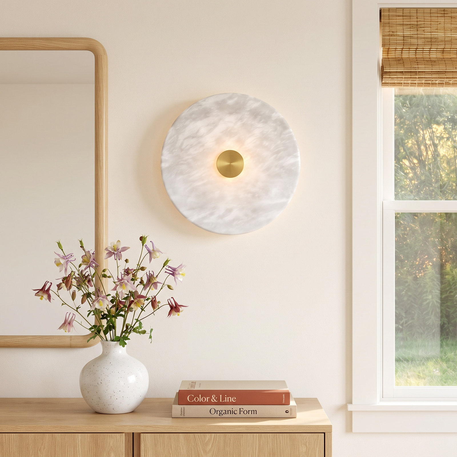 Corinna Wall Sconce, Brass