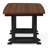 37" x 71" Rectangle Dining Table, Black-733417241