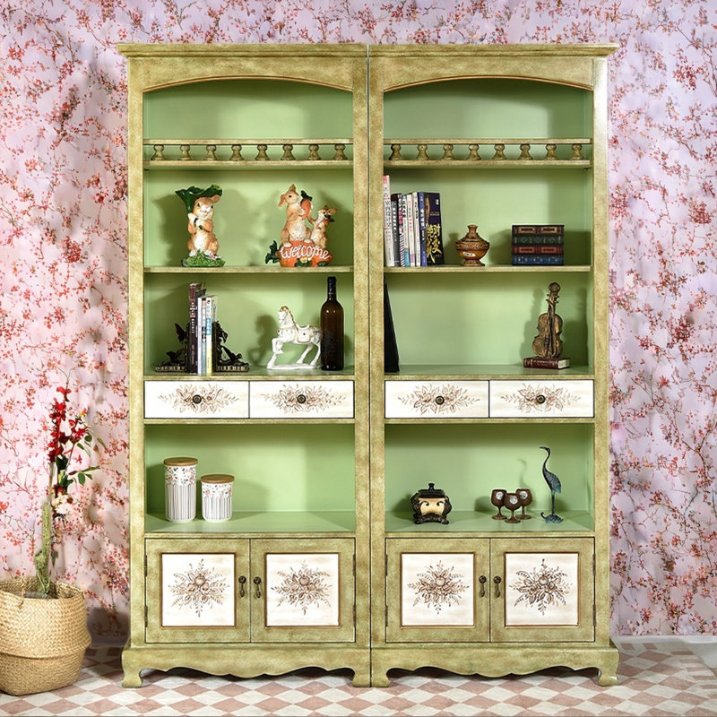Bibliothèque de style champêtre