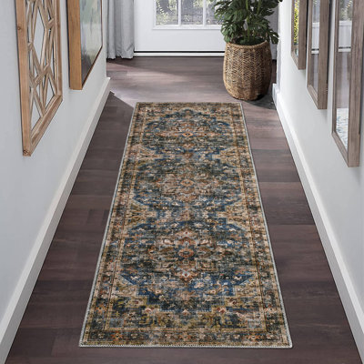 Washable Oriental Indoor Rug