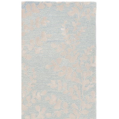Tapis bleu / beige Glamour 542