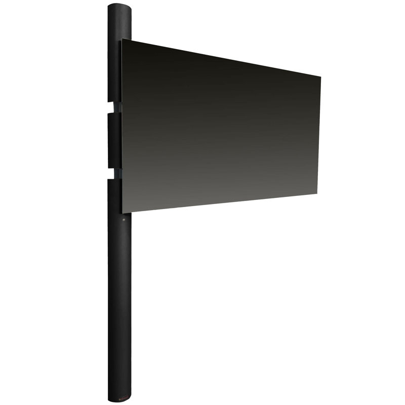 Proietti Brayden Studio Single Screen Wall Mount, Black