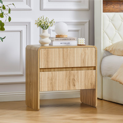 2-Drawer Dresser, 23.6" Nightstand