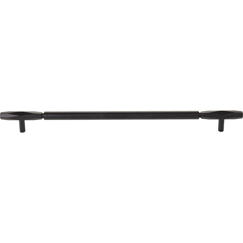 Kingsmill Bar Pull, Flat Black, 12" Center to Center