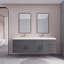 Ensemble de meuble-lavabo double mural 70,5 "Bensley-508742709