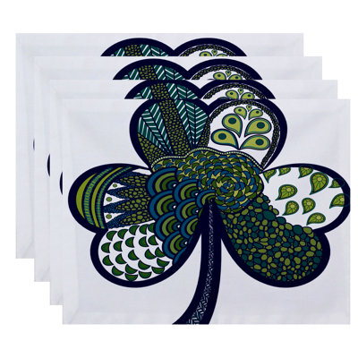 Bishoy Polyester Floral Rectangle Placemat