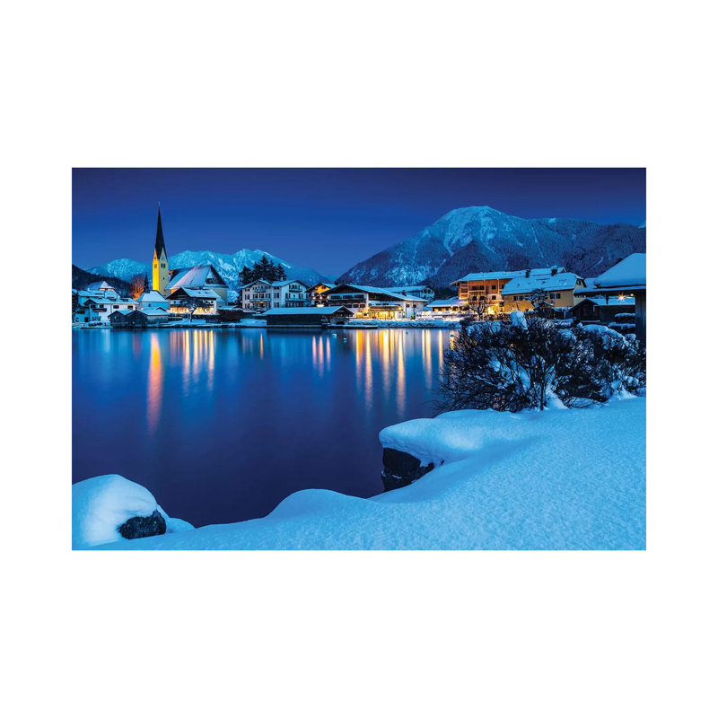 Allemagne, Bavière, lac de montagne Tegernsee par Mikolaj Gospodarek - photographie sur toile tendue