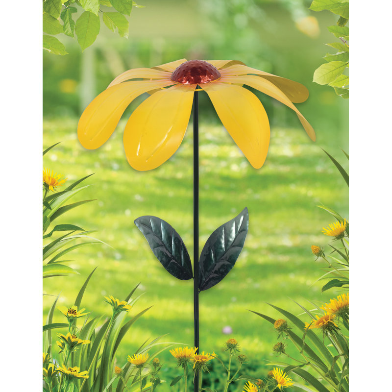 Piquet de jardin 1 pièce Turkekul, Jaune, H 25 po x l 18 po x P 3,5 po