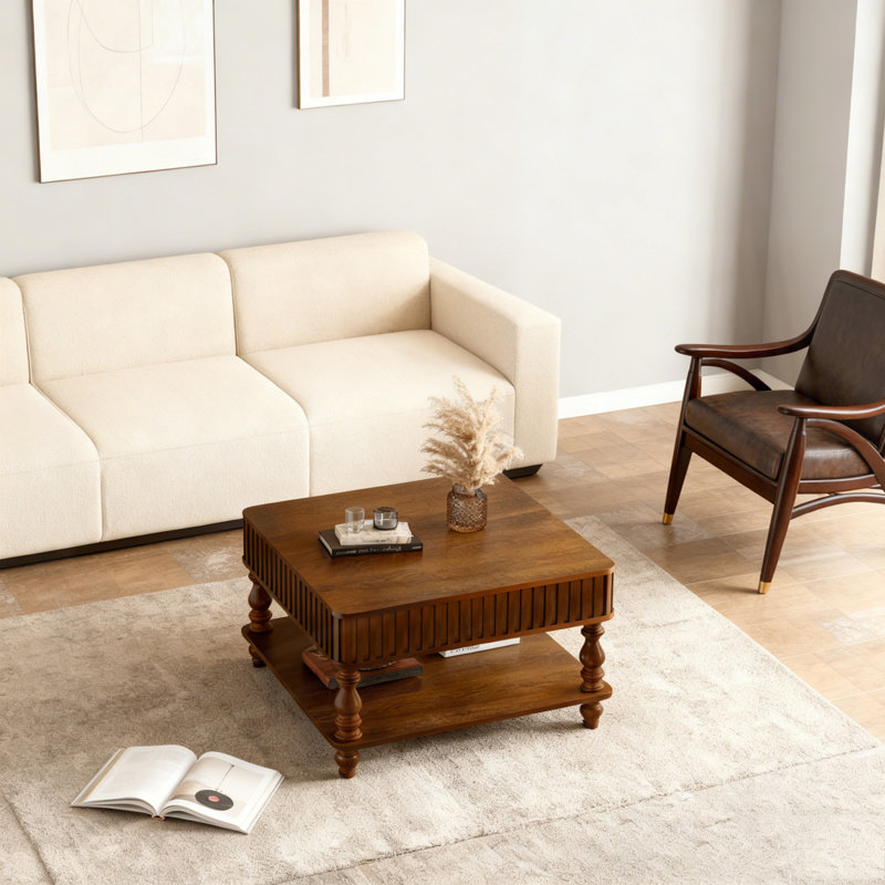 Table basse 31,5 pouces, Noyer brun