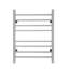 Chauffe-serviettes mural Sierra Electric, poli, 8 barres, double connexion