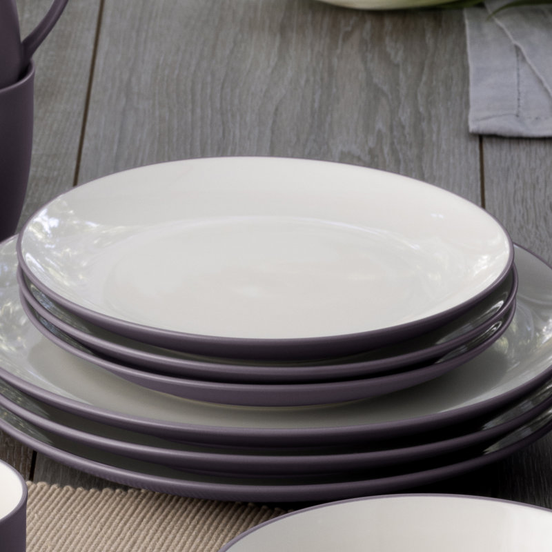 Noritake Colorwave Coupe Salad Plates, 8-1/4", Plum