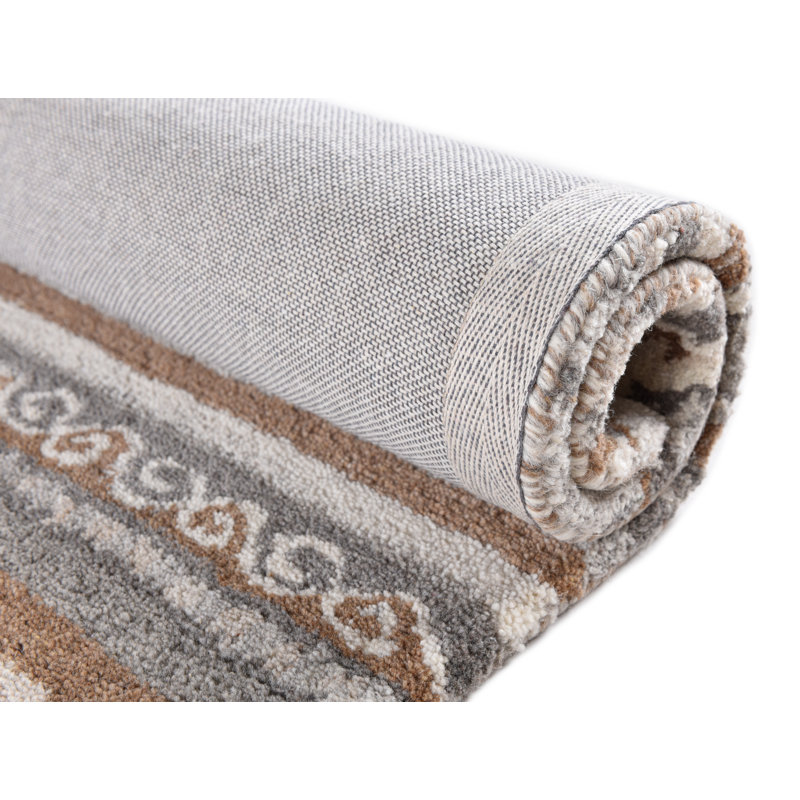 Wool Hand Woven Area Rug, Rectangle 70 x 140cm