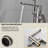 1-Handle Freestanding Floor Mount Roman Industrial Style Tub Faucet Bathtub Filler With Hand Shower-103551829