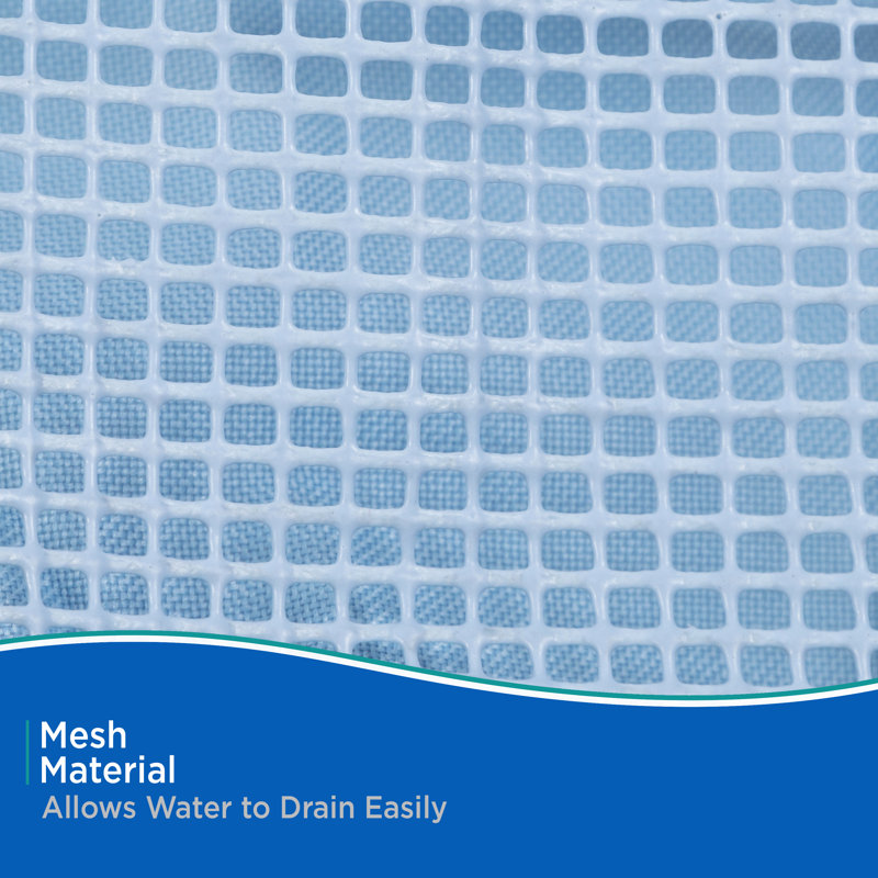 Kenney Portable 7-Pocket Mesh Shower Tote, Blue