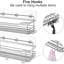 Adhesive Stainless Steel Shower Caddy