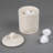 Amalie Marble Bathroom Storage Container