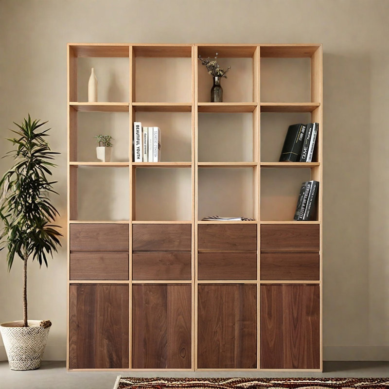 Italian Style Multi-Tier Storage Bookcase