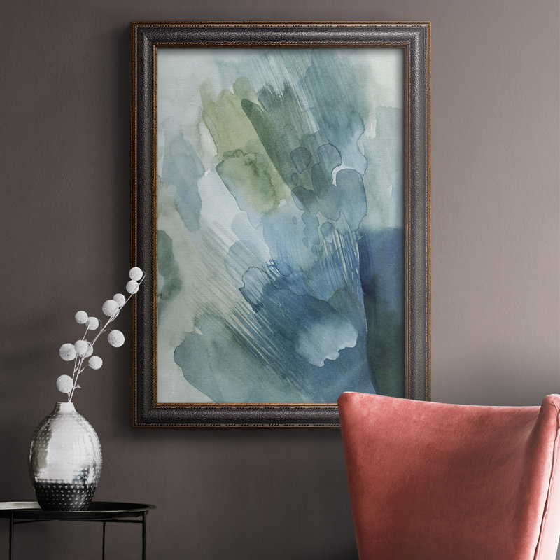 Toile encadrée de qualité supérieure River Gleam II - prête à être accrochée, H 27 po x l 18 po x P 2,5 po