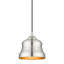 Luminaire suspendu en forme de cloche à 1 lumière Gertis-88580246