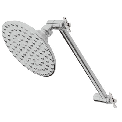 Pomme de douche ronde en laiton victorien 5-1 / 4 pouces avec bras de douche High-Low Kingston Kingston