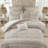 Romantic Jacquard Bedding Set, Polyester Comforter Queen Size For Home
