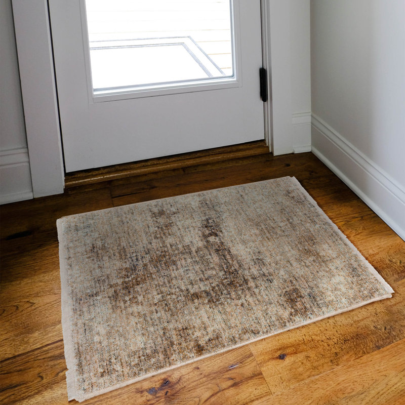 Mitsuhiro Machine Woven Abstract Area Rug, Rectangle 1'8" x 2'6"