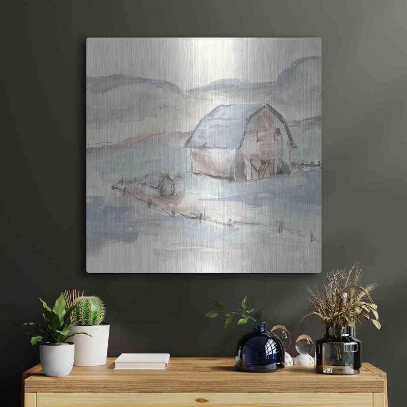 «Barn IV» par Chris Paschke, H 24 po x l 24 po