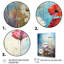 «Meadow View I», art mural rouge et blanc-44907906-44907932