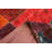 Color Transition Patchwork Red Rug 5'5" x 8'3"
