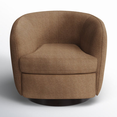 Marcy Upholstered Swivel Barrel Chair