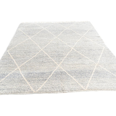 Tapis bleu clair Odea