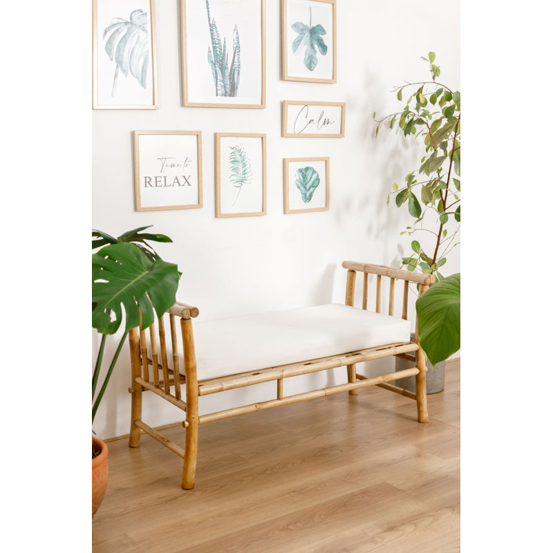 Banc en bois massif de bambou Kerfoot