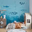 Papier peint requin océan-816277424