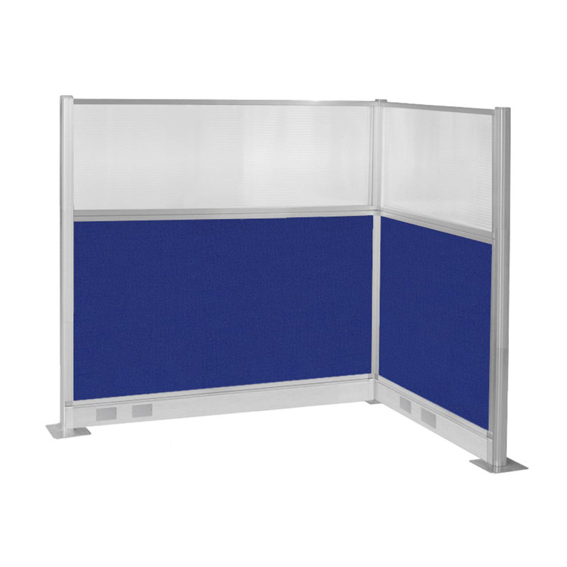 Armoire électrique pré-configurée, Bleu royal/blanc