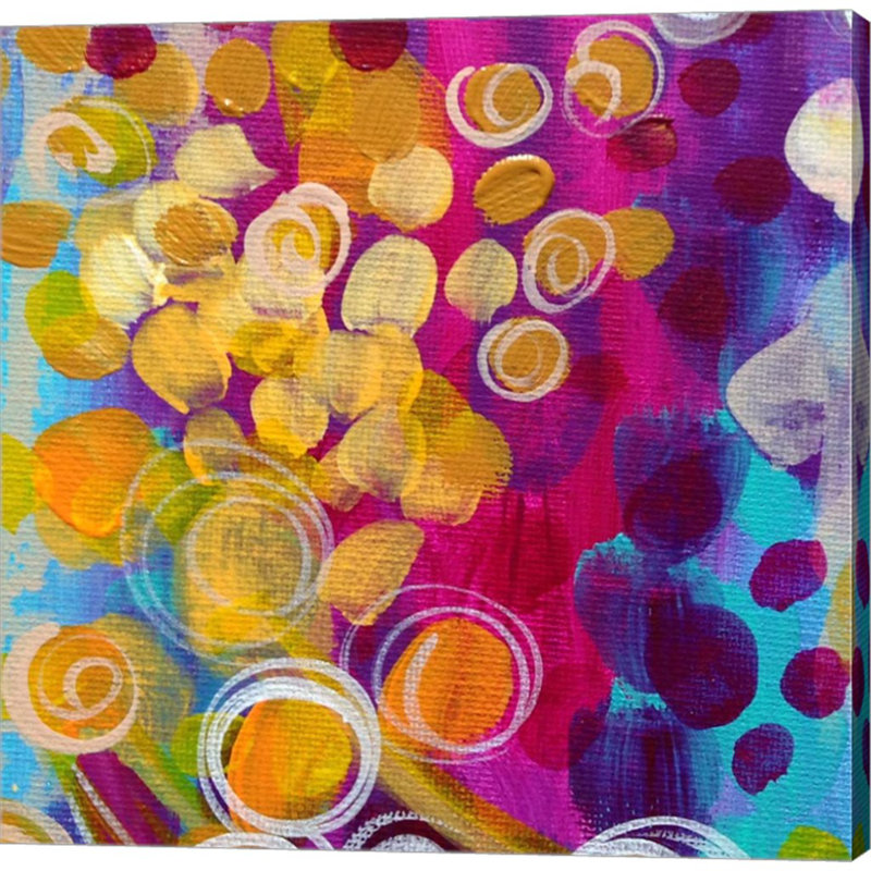 «Bright I» par Valerie Vienne, art mural sur toile, H 12 po x l 12 po x P 1,5 po