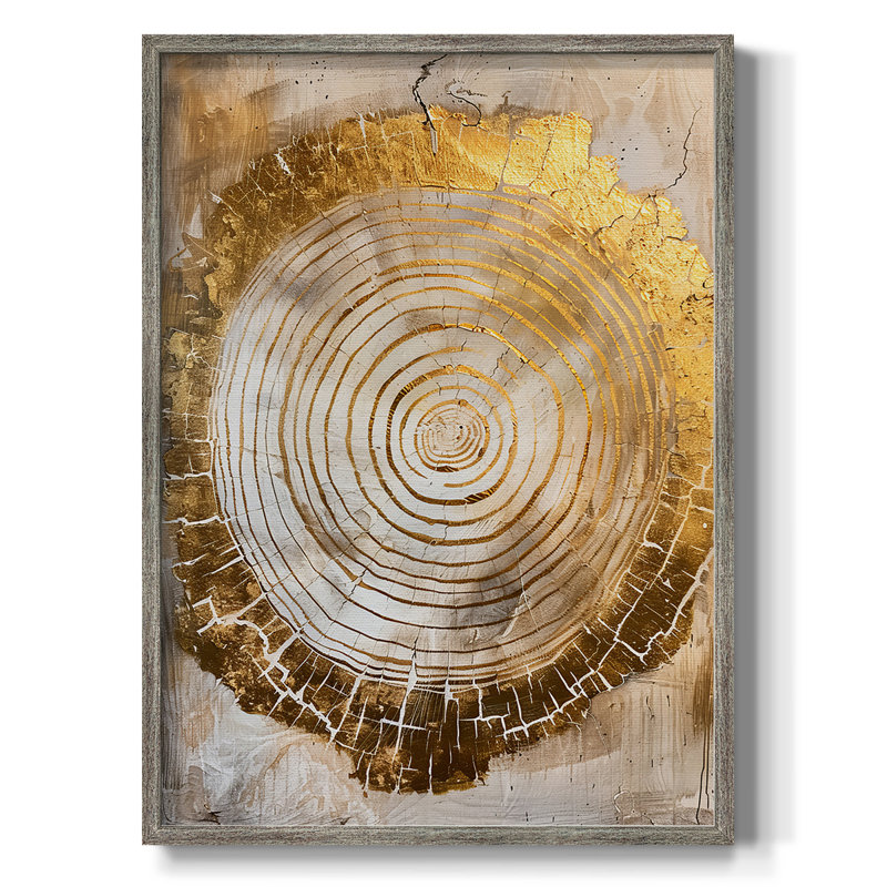ABSTRACT Series CLxxxii, reproduction encadrée - bois massif, H 30 po x l 24 po
