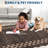Scalloped Area Rugs Modern Bordered Accent Carpet,Non-Slip Floor Cover,Stain-Resistant Indoor Mat for Bedroom,Kitchen,Living Room-620051333-620051335
