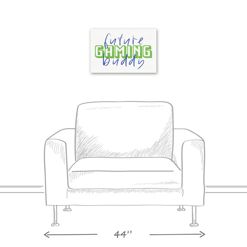Impression sur toile, "Futur Gaming Buddy", H 12 po x l 18 po