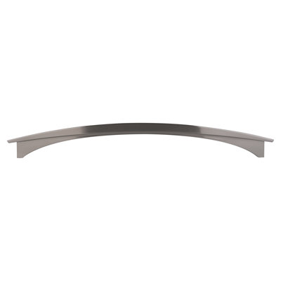Brixwell BXB52492G10 Contemporary Style Curved Cabinet Appliance Pull Handle For Kitchen And Bathroom Hardware Satin Nickel