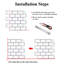 10Pcs Peel and Stick 1.2mm Wall Paneling-103520387