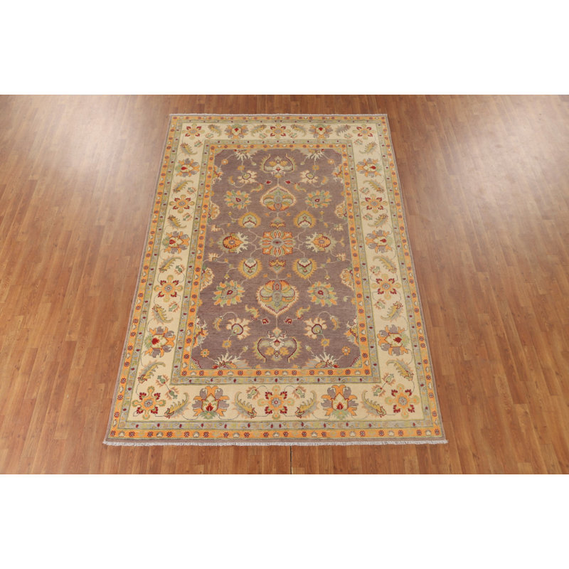 Handmade Kazak Living Room Rug