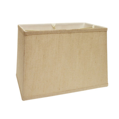 Golden Fiber Throwback Rectangle Burlap Lampshade