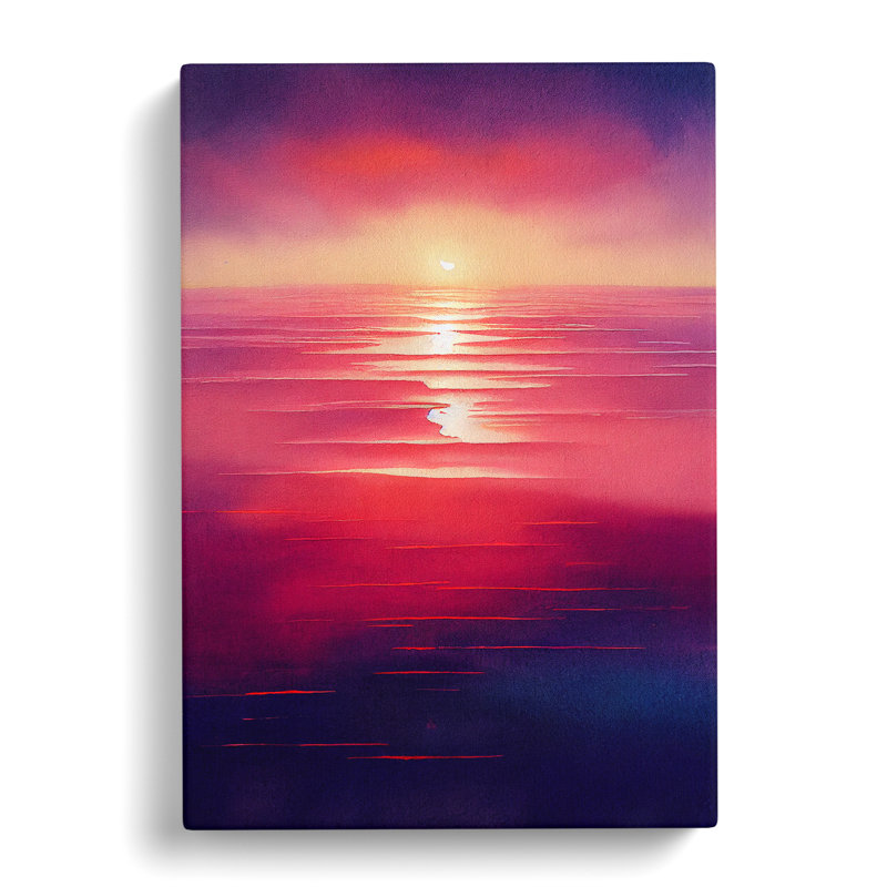 Exceptional Sunset - Wrapped Canvas, 60cm H x 40cm W x 3cm D
