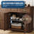 Modern 63" Brown Buffet Sideboard