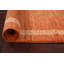 Tapis de couloir oriental orange Gabbeh Kashkoli noué à la main