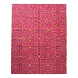 Pink Mosaic Flatweave Cotton Rug - 8'1"" x 11'1""