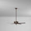 Ventilateur de plafond d'extérieur standard à 5 pales de 42 po avec chaînette Sundance-7184279